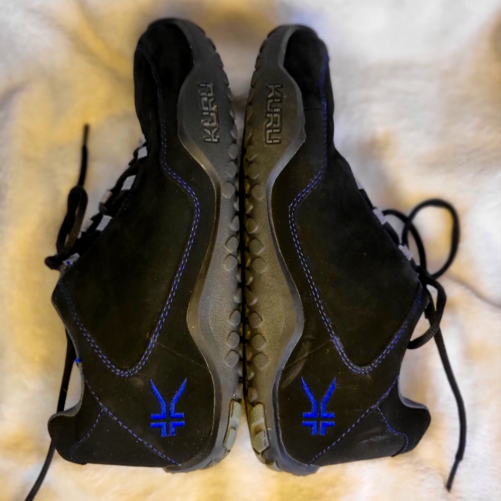 KURU Black Chicane/ Blue Suede All Season Hiking Sneaker Shoe Women's 9